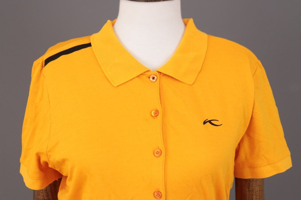 KJUS Systems Orange Short Sleeve Polo Shirt – Size 42 / XL