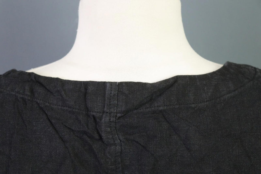 OSKA Regular Gray Lagenlook Linen Sleeveless Tunic Top Shirt – Size 4