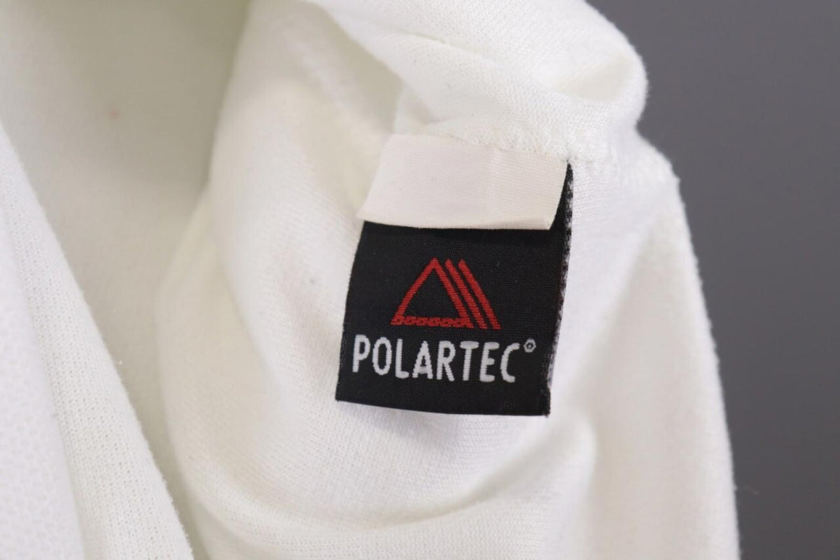 FRAUENSCHUH POLARTEC White 1/2 Zip Lightweight Fleece Top – Size XL
