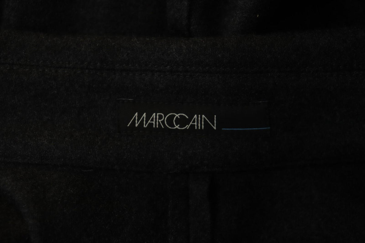 Marccain Black Wool Collared Long Sleeve Button Front Blazer Jacket – Size 5