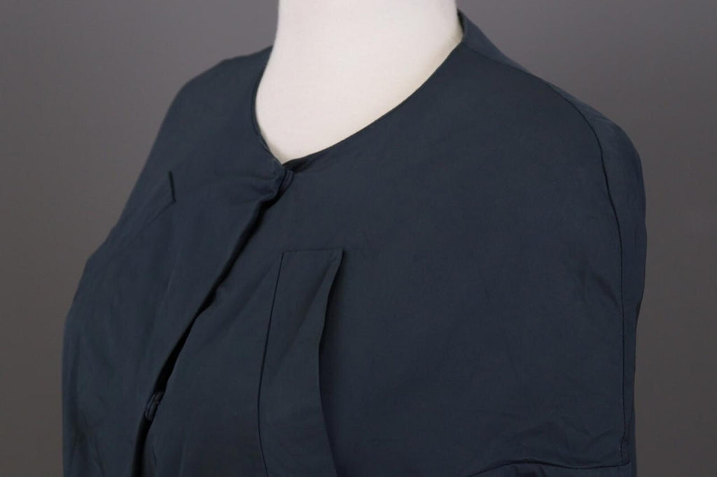 MARNI Blue Snap Short Sleeve Blouse Shirt Top – Size 38
