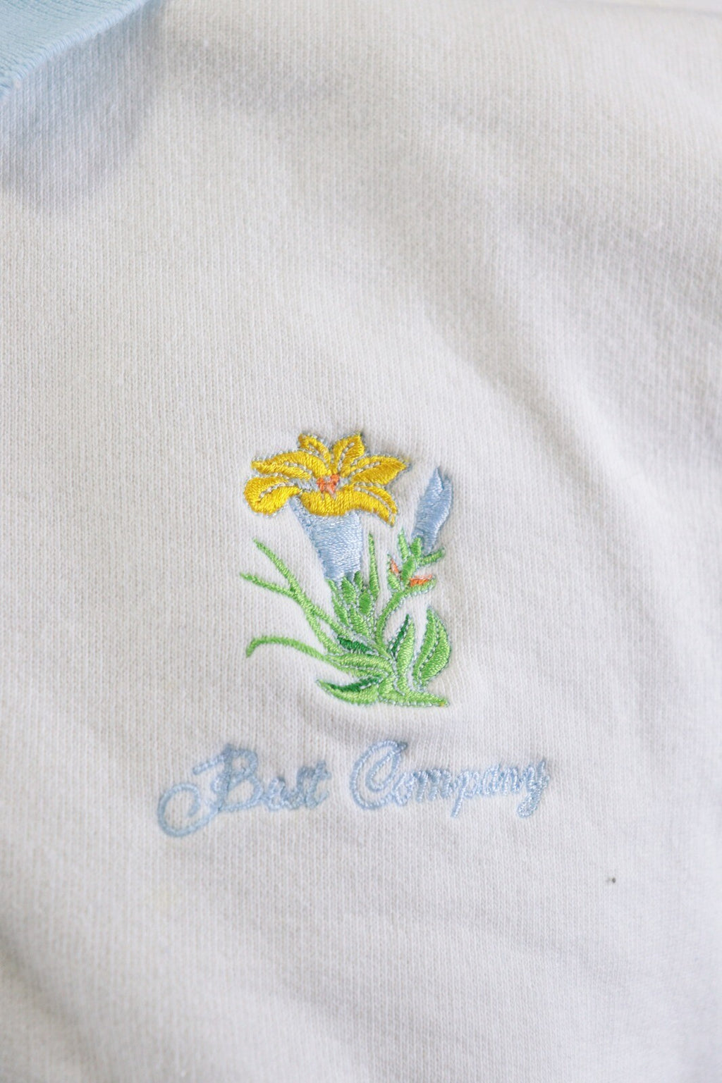 Best Company Olmes Carretti Vintage White Polo Carts Knit Sweatshirt – Size L
