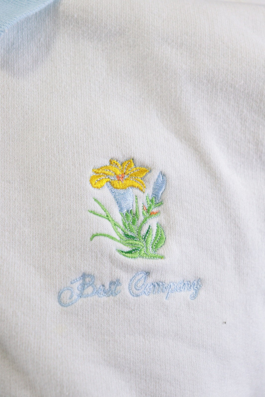 Best Company Olmes Carretti Vintage White Polo Carts Knit Sweatshirt – Size L