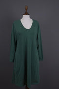 GUDRUN SJODEN Green Oversized Long Sleeve Sweater Knit Midi Dress – Size L