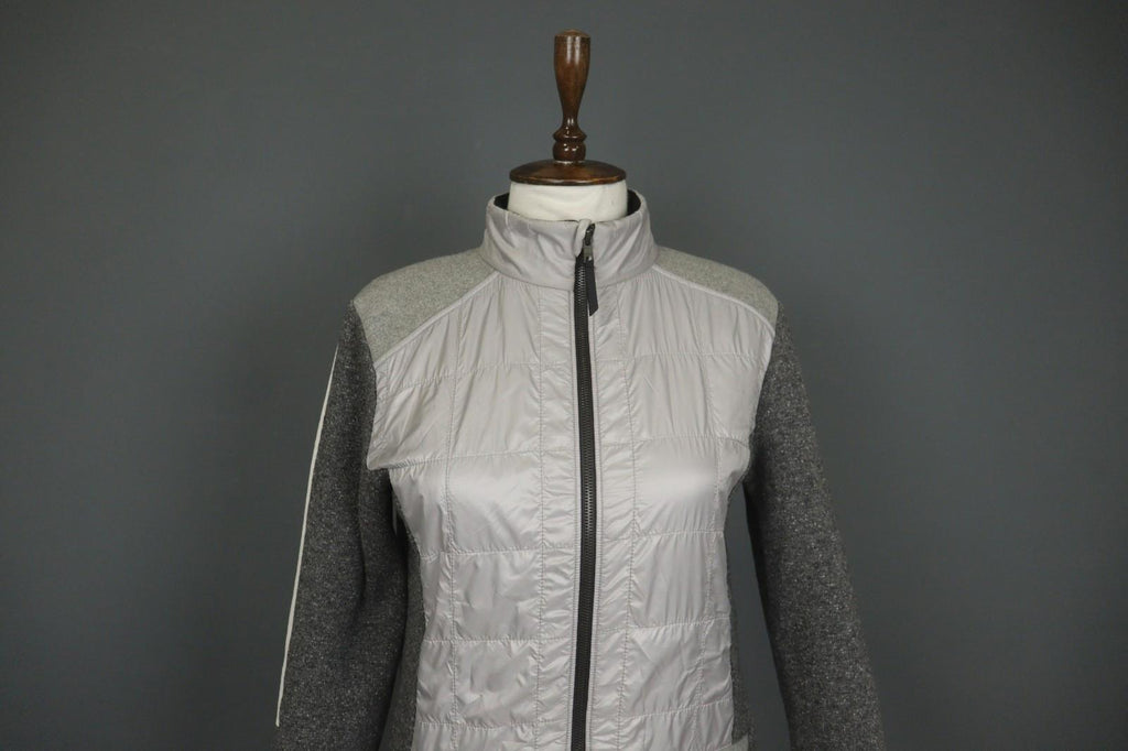 CAPRANEA Multicolor Limited Edition Mock Neck Long Sleeve Full Zip Jacket Sz 40