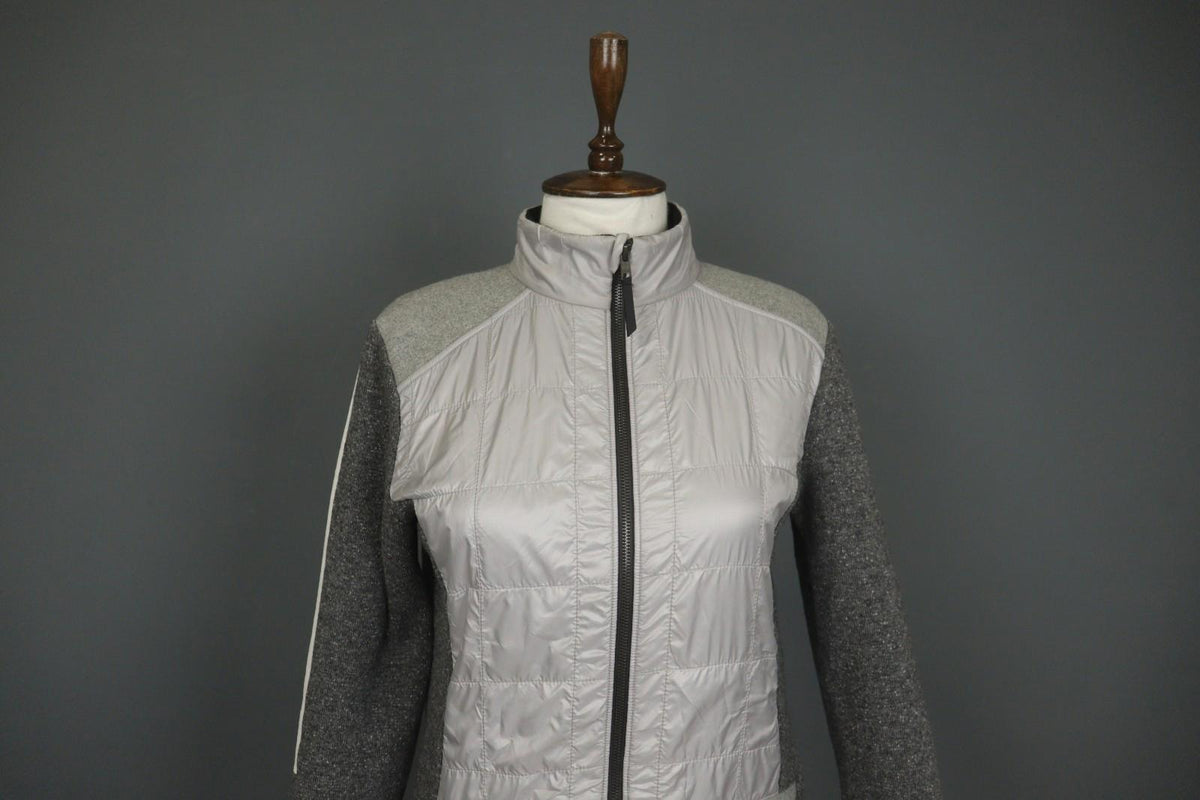 CAPRANEA Multicolor Limited Edition Mock Neck Long Sleeve Full Zip Jacket Sz 40