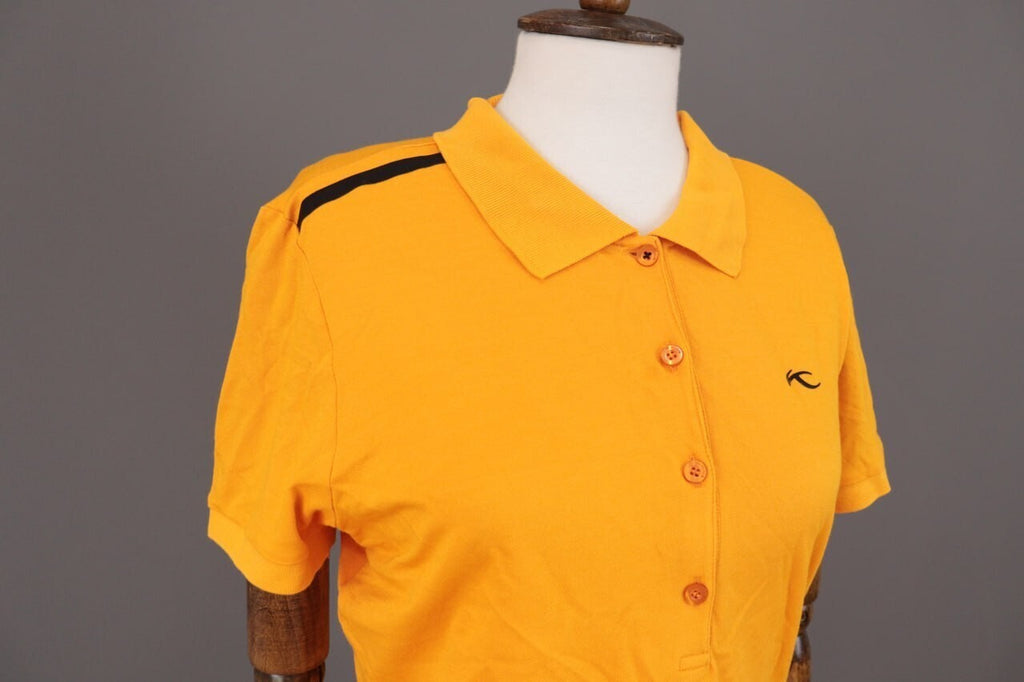 KJUS Systems Orange Short Sleeve Polo Shirt – Size 42 / XL
