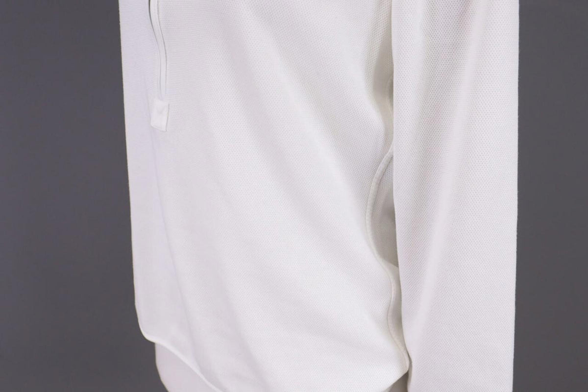 FRAUENSCHUH POLARTEC White 1/2 Zip Lightweight Fleece Top – Size XL