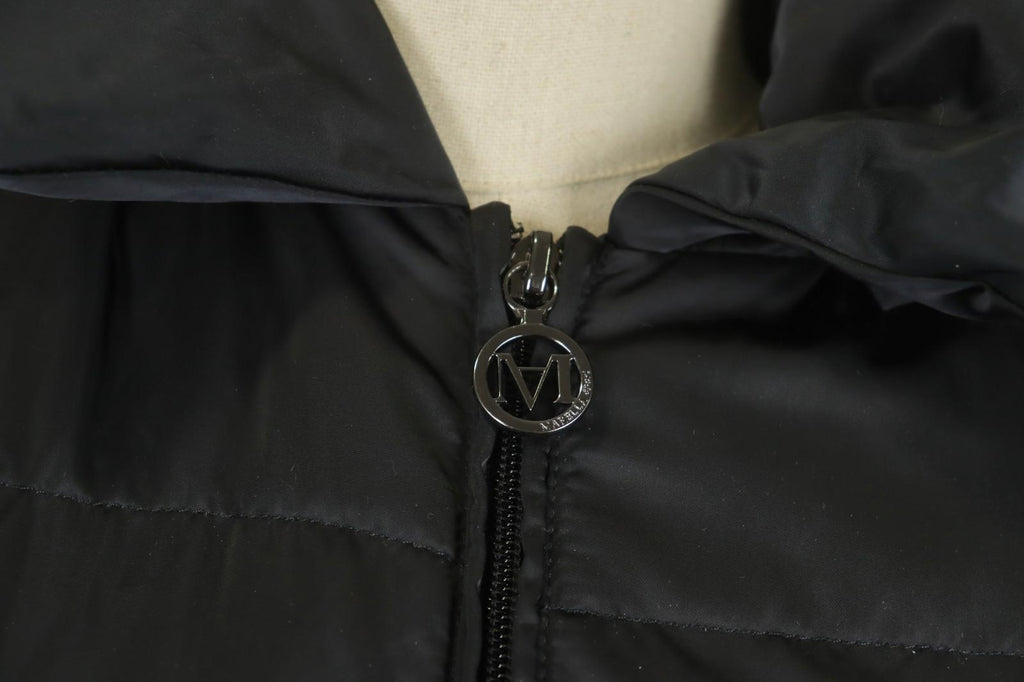 MARELLA Sport Warm Me Up Black Hooded Long Sleeve Full Zip Puffer Jacket – Size 36