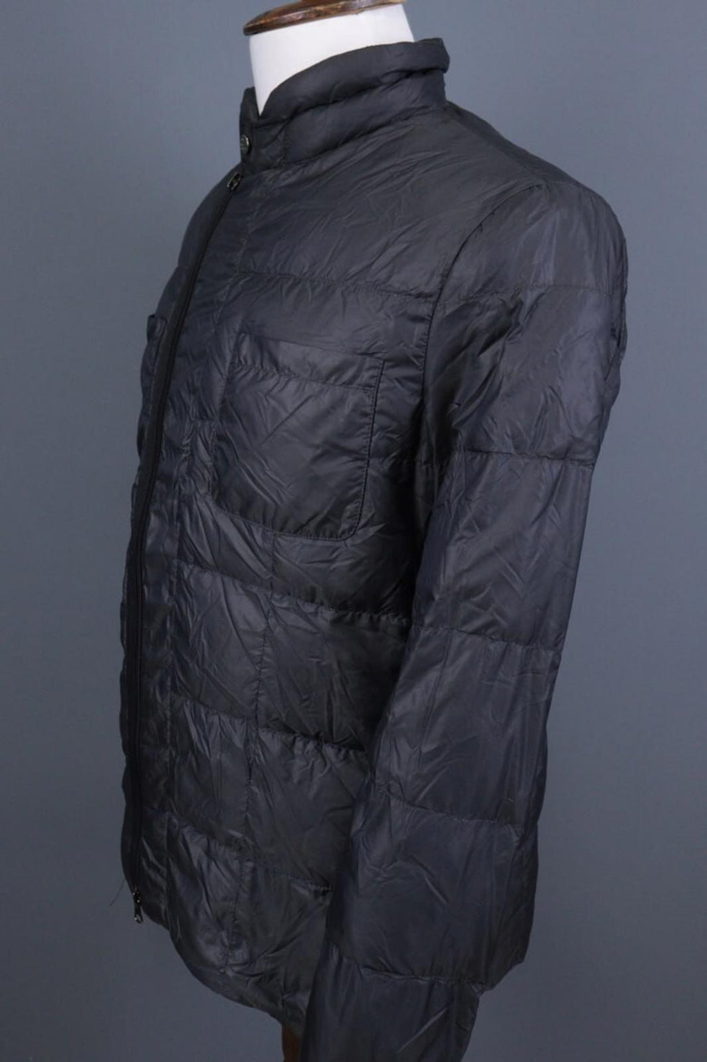 PEUTEREY Gray Padded Full Zip Quilted Goose Down Jacket – Size 50