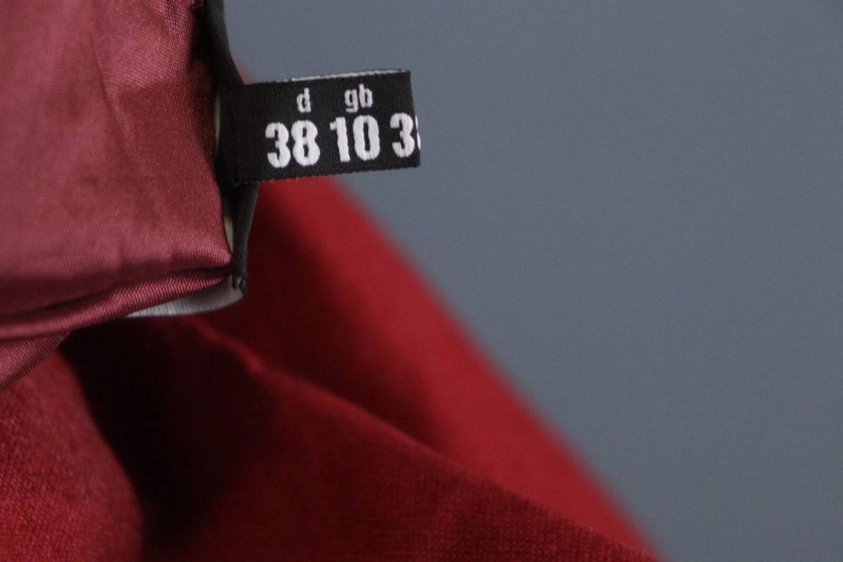 LOVE MOSCHINO Red Long Sleeve Three Button Coat Blazer – Size US 6