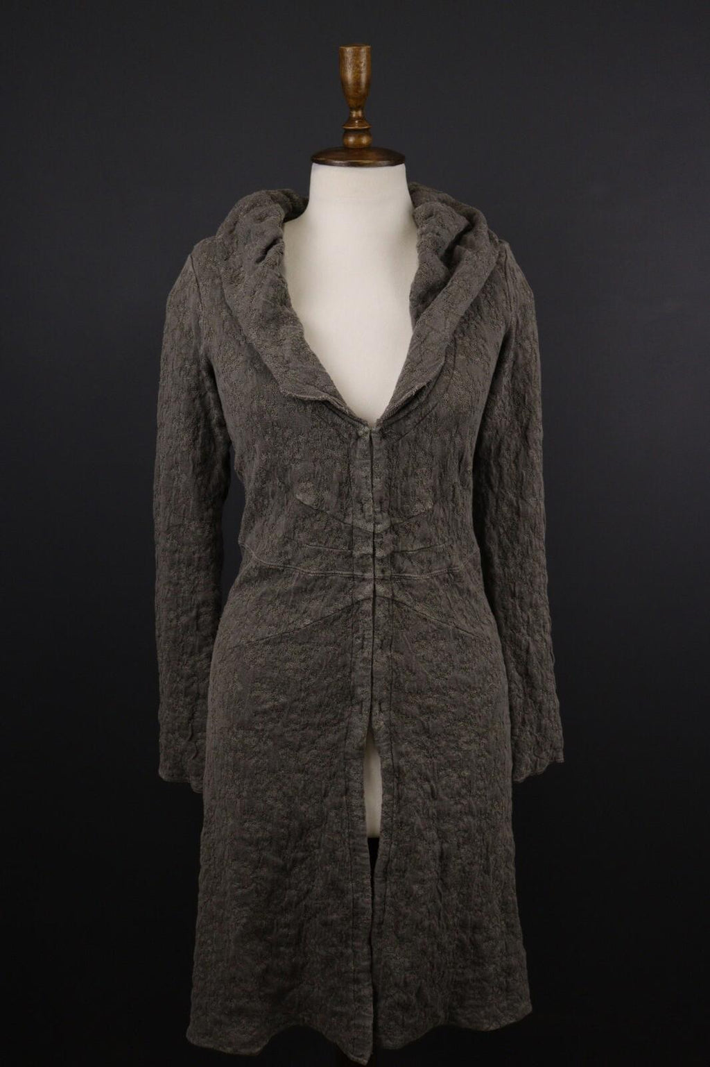 TRANSIT PAR SUCH Linen Embroidered Lagenlook Lightweight Coat Jacket – Size 2