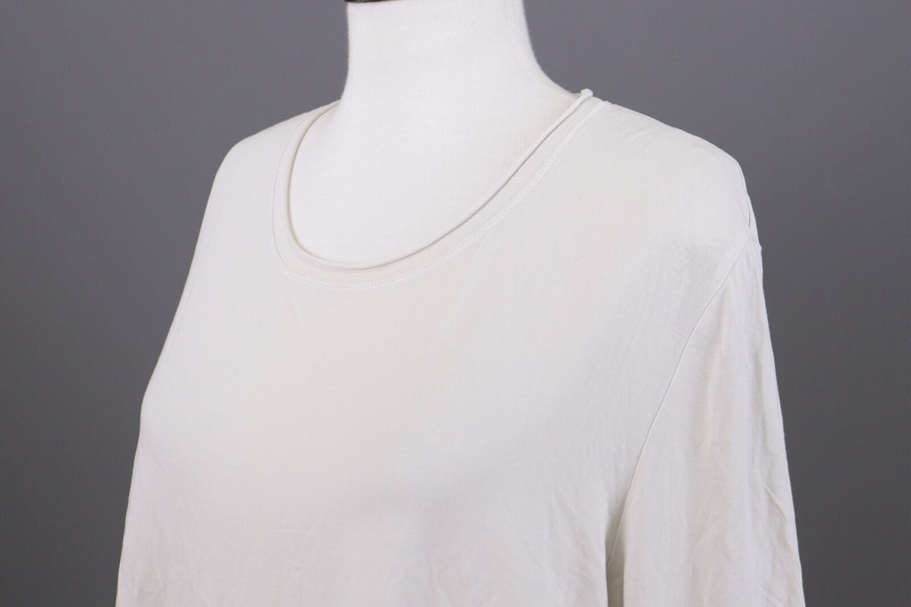 Oska White Long Sleeve Lightweight Summer Top Shirt – Size 5 / 2XL