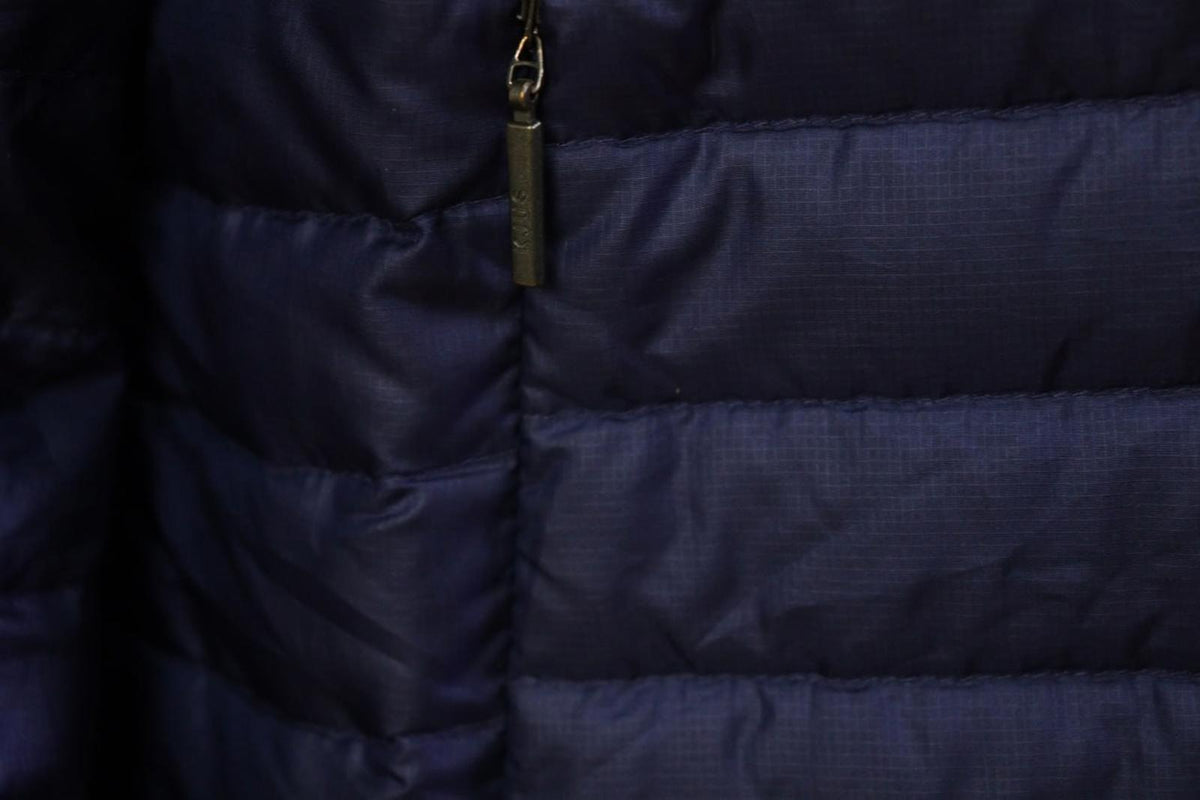 KJUS Blue Classic Fit Mock Neck Long Sleeve Full Zip Puffer Jacket – Size 40 / L