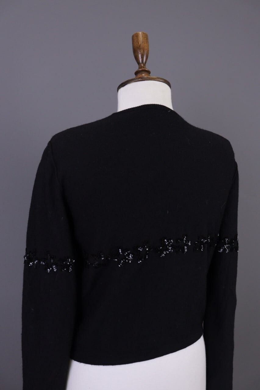 Sonia by Sonia Rykiel Black Wool Angora Knit Sweater 40 / M