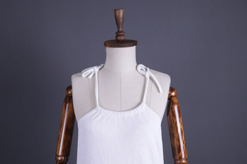A.P.C White Spaghetti Strap Sundress Mini Dress – Size S