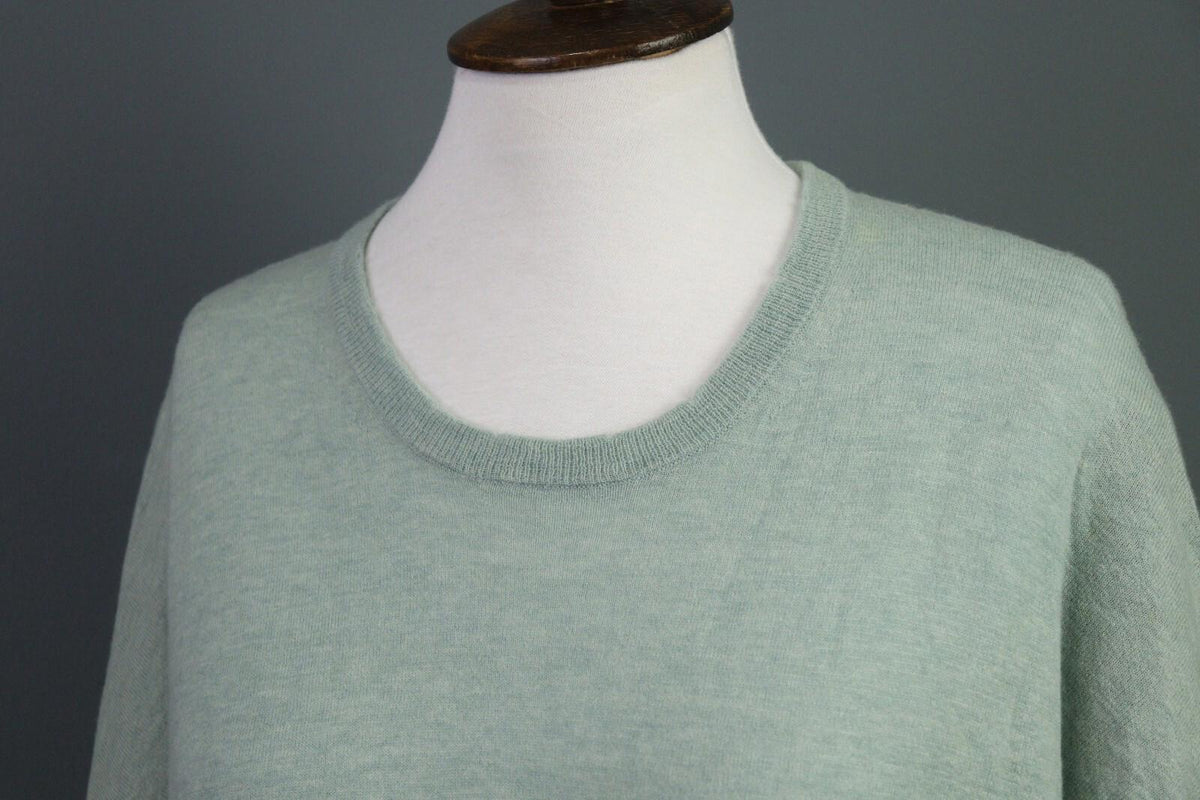 ZADIG & VOLTAIRE Green 100% Cashmere Bell Sleeve Top Blouse Shirt – Size S
