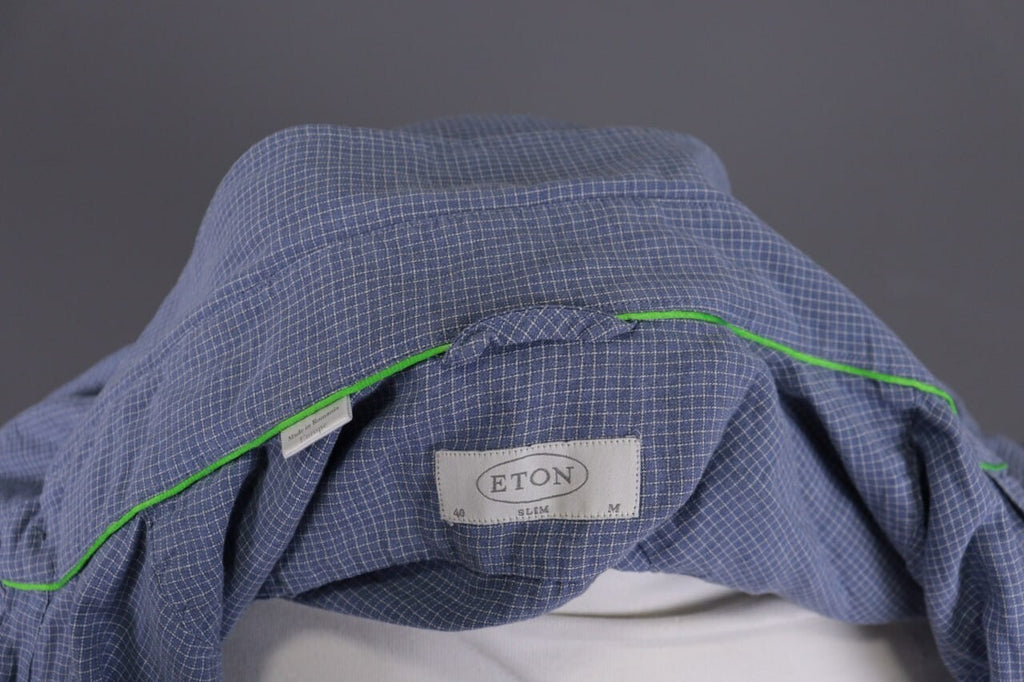 Eton Slim Long Sleeve Button Down Shirt – Size M