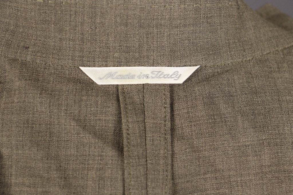 Max Mara Wool Plus Lycra Brown Zip Lightweight Jacket – Size USA 4 GB 8