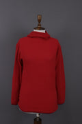 Patagonia Red Lagenlook Turtle Neck Hooded Fleece Jacket – Size M