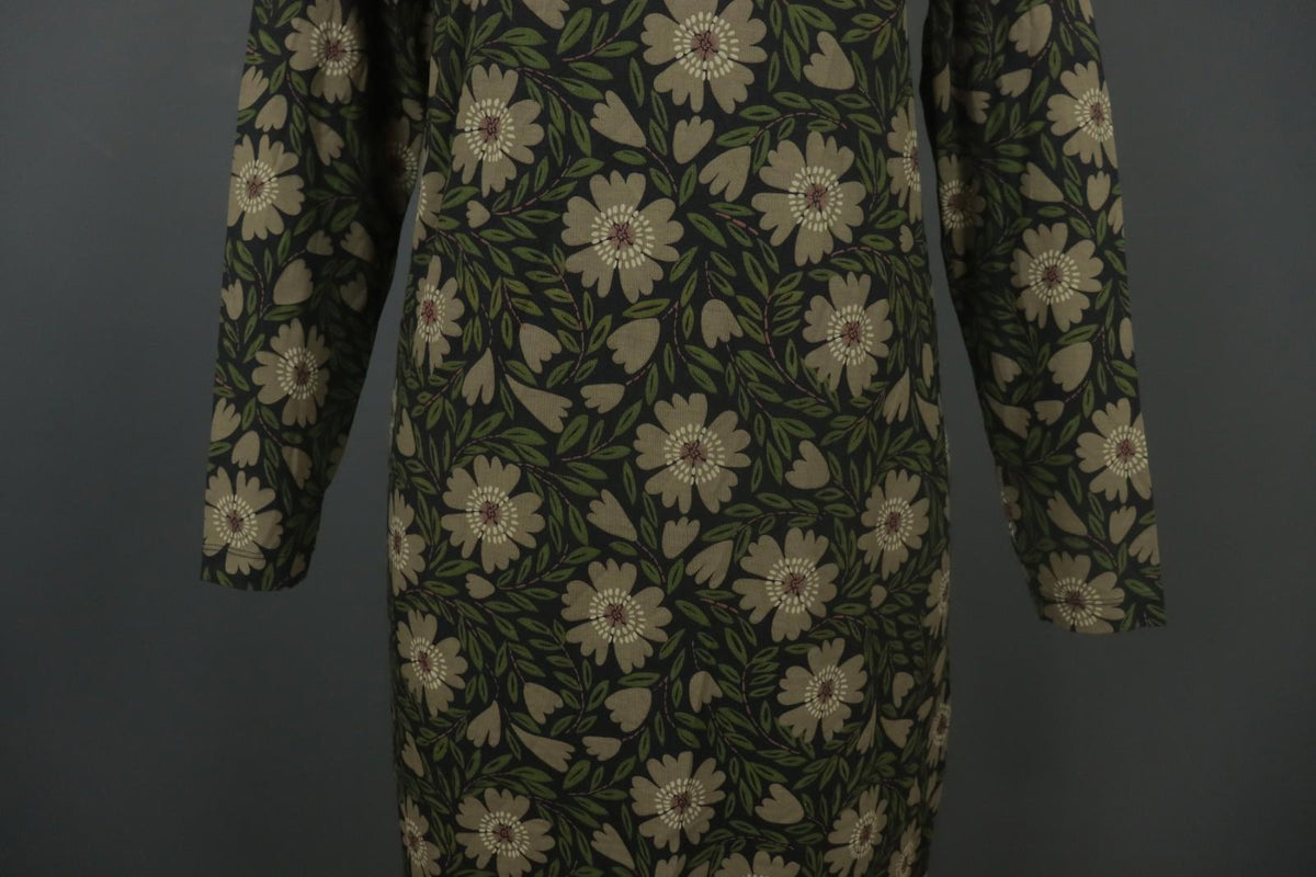Gudrun Sjoden Shift Dress Multicolor Floral Pullover Long Sleeve – Size S / M