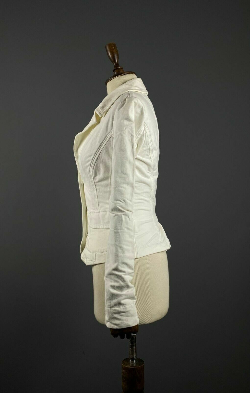 Weekend Max Mara White Long Sleeve Cotton Blazer Jacket – Women's S