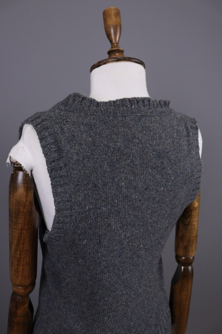 Margaret Howell MHL Japan Gray Knitted Wool Vest – Size 2 / S