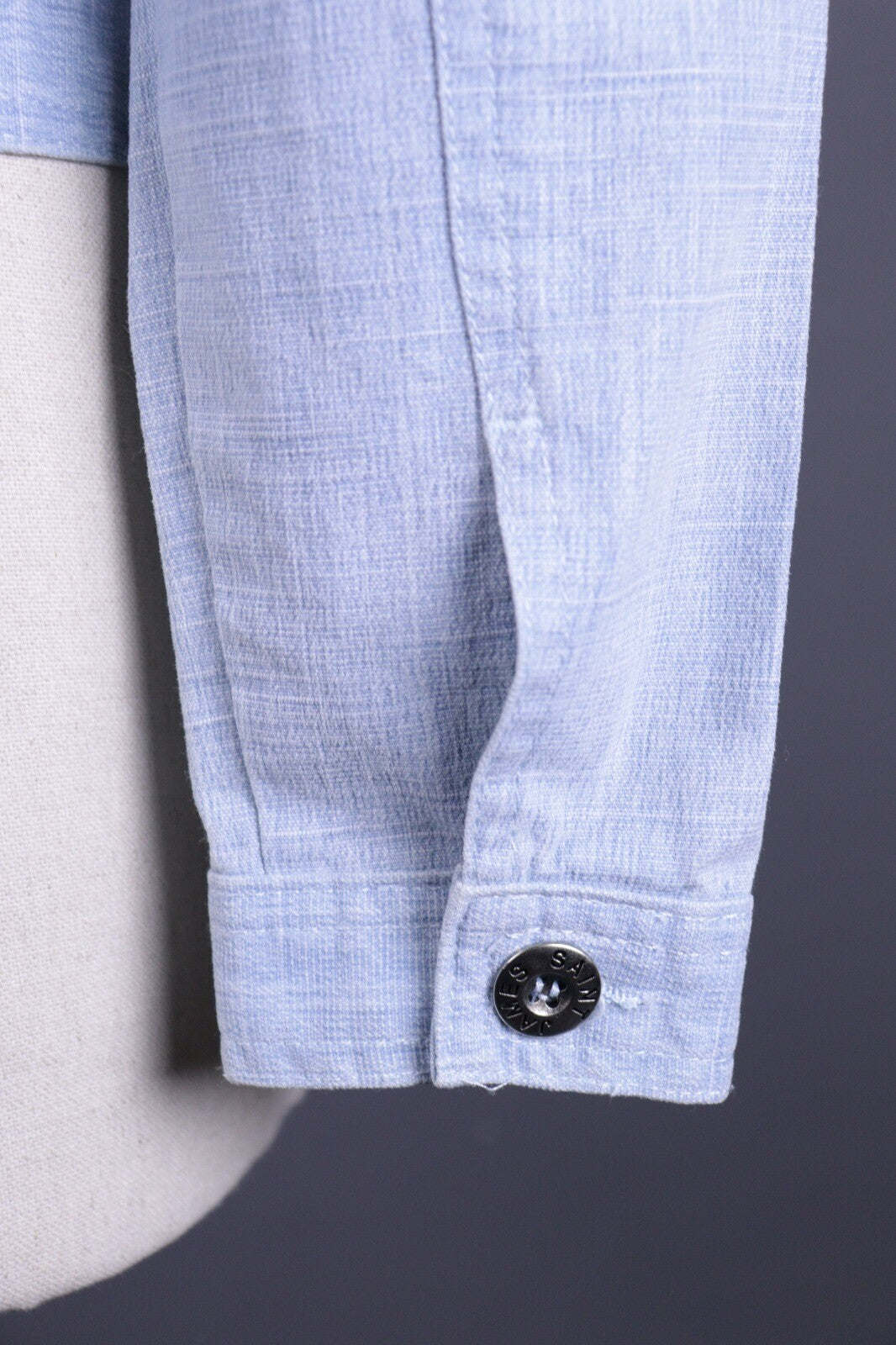 Saint James Depuis 1889 Blue Denim Coach Jacket – Size L-XL US14?