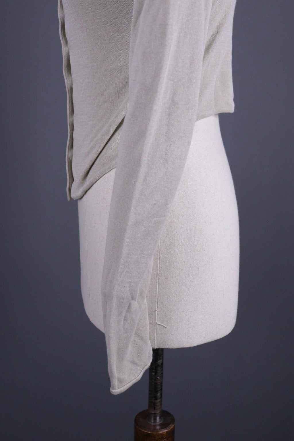 TRANSIT PAR SUCH Gray Knit Cropped Cardigan Sweater – Size 3 / M