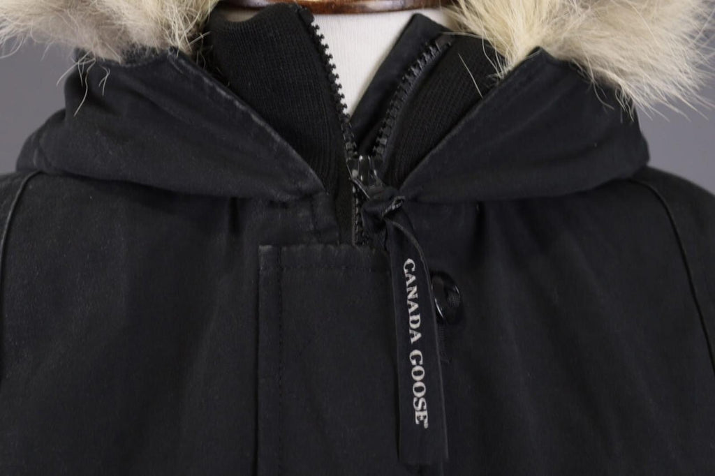 Canada Goose Black Multipockets Fur Down Cargo Hooded Jacket – Size S