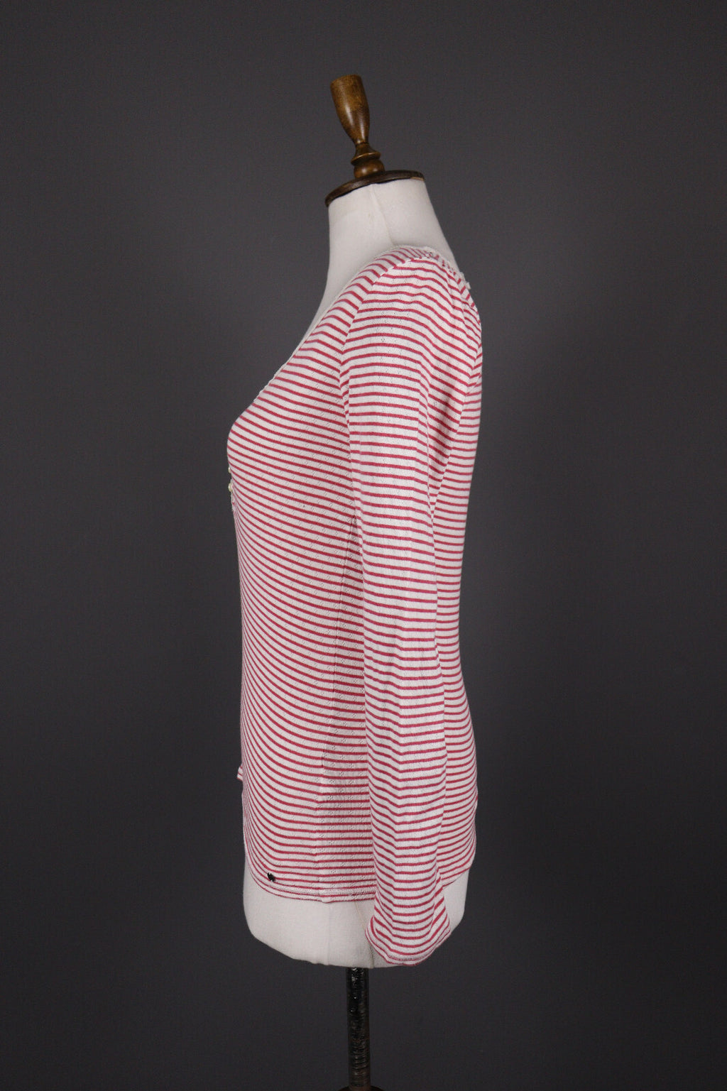 Denim & Supply Ralph Pink Lauren Stripe Long Sleeve Blouse Top Shirt – Size M