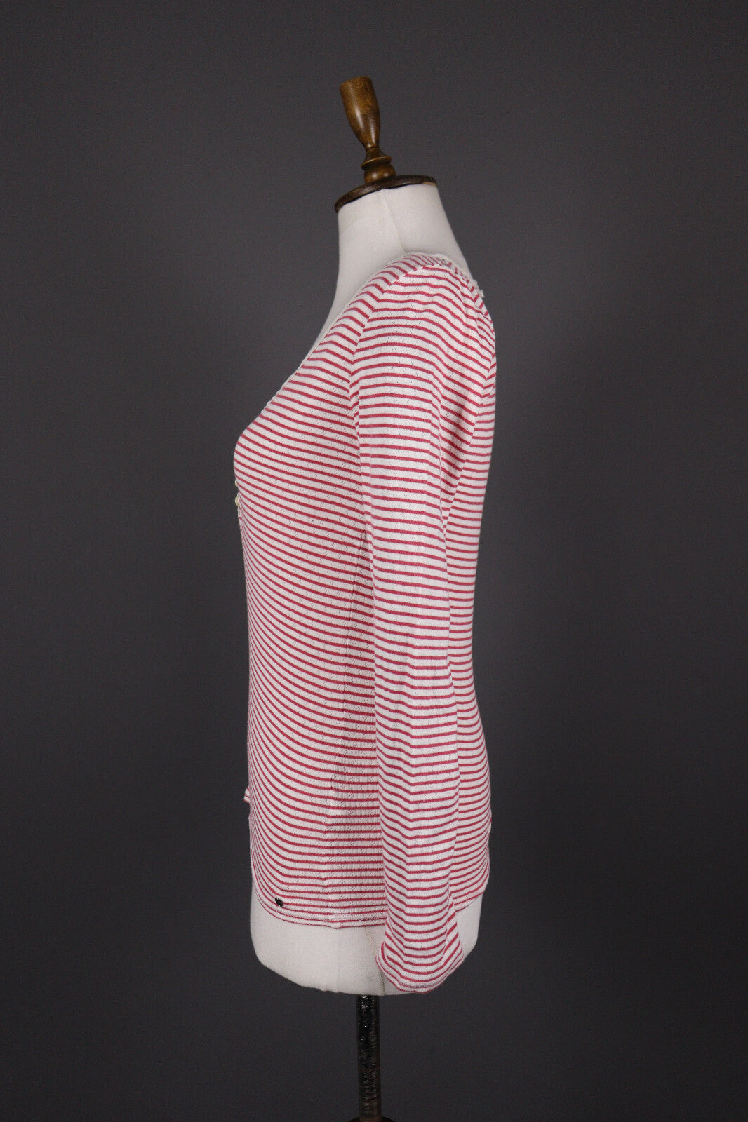 Denim & Supply Ralph Pink Lauren Stripe Long Sleeve Blouse Top Shirt – Size M