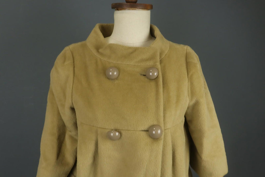 MOSCHINO Aeffe Brown 100% Virgin Wool 3/4 Sleeve Cheap and Chic Short Coat Sz 38