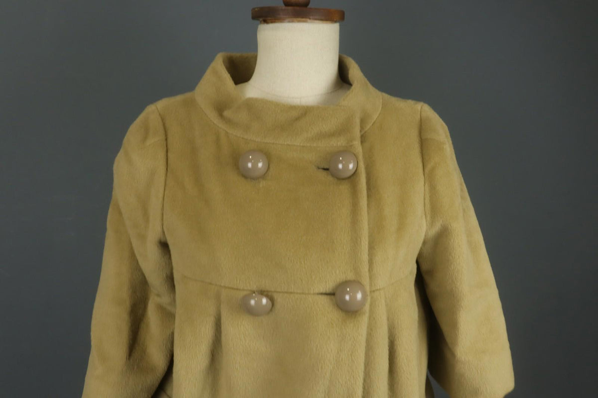 MOSCHINO Aeffe Brown 100% Virgin Wool 3/4 Sleeve Cheap and Chic Short Coat Sz 38