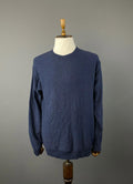 Vintage Men VALENTINO Viscosa/Nylon/Cashmere Blue Knit Sweater – Size 50