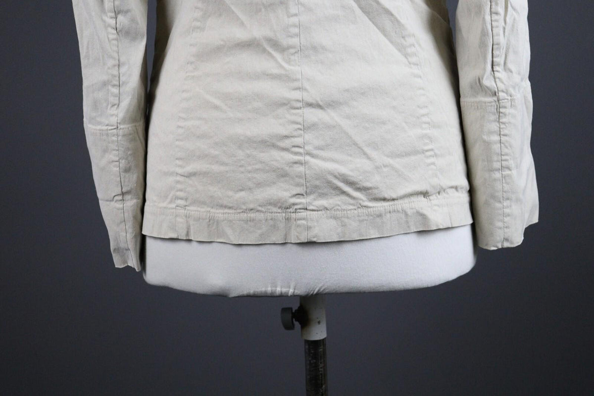 ANNETTE GORTZ Women's Linen Designer Full Zip Blazer Jacket – Size 38