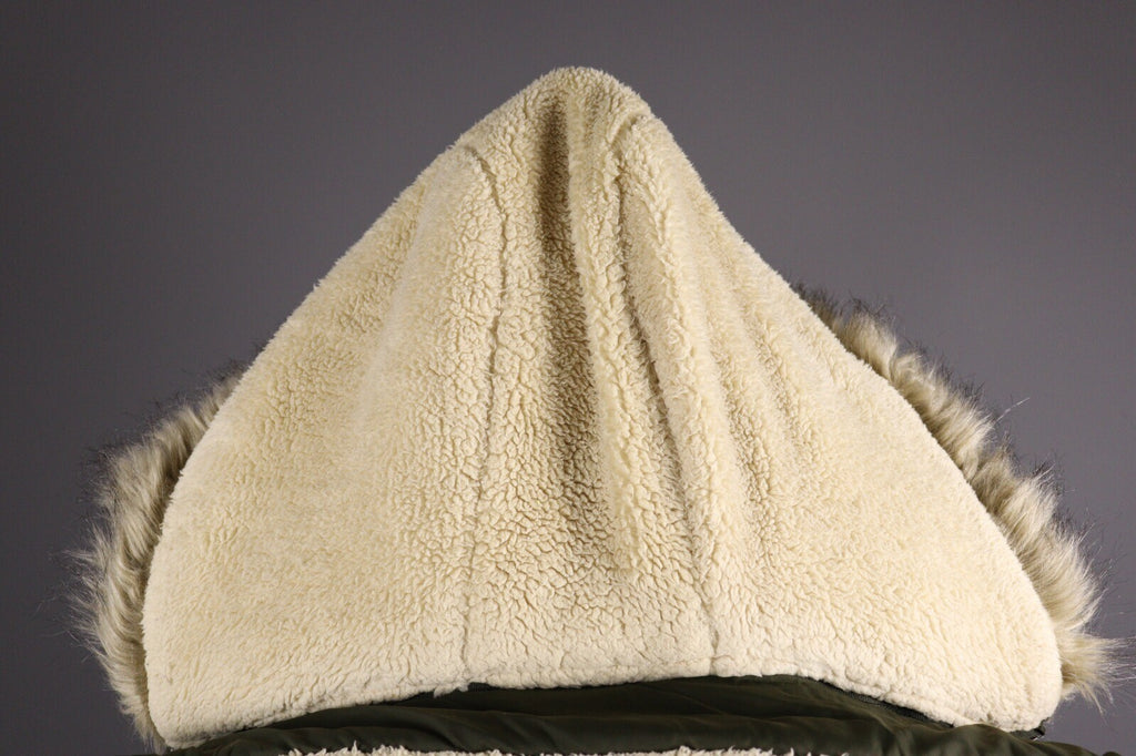 Lauren Ralph Lauren Khaki Down Faux Fur Parka Jacket – Size XL