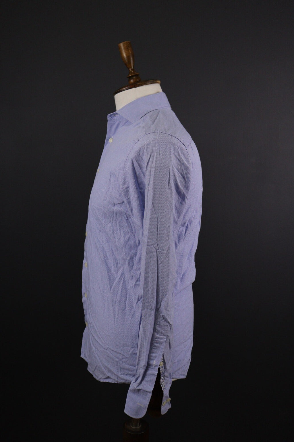 Hackett London Slim Fit Blue Long Sleeve Button Down Shirt – Size S