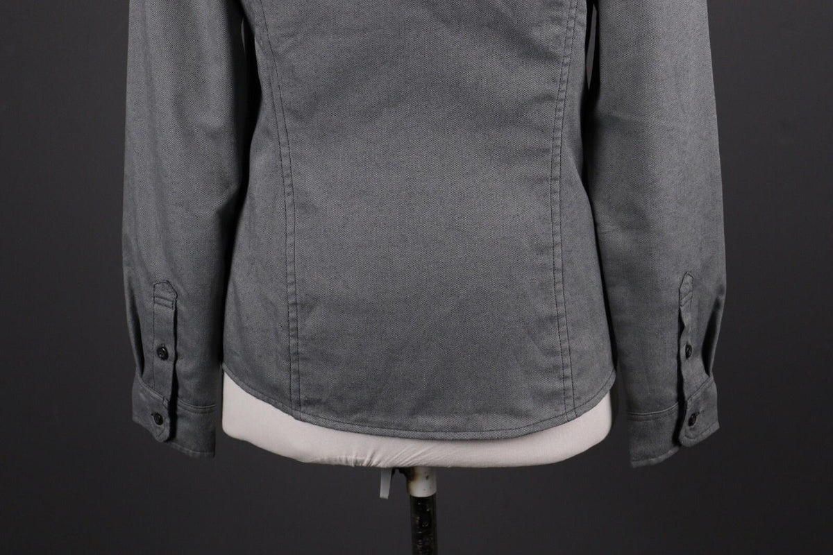 ARCTERYX Relaxed Fit Gray Long Sleeve Button Hiking Shirt – Size M