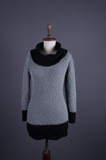 RUNDHOLZ Black Label Acrylic Cowl Neck Long Sleeve Top Shirt Tunic – Size M