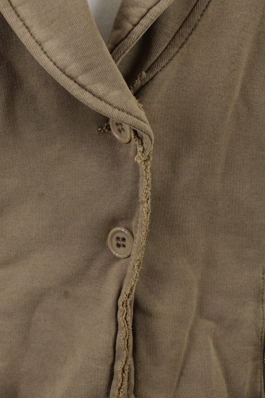 Transit Par Such TR-900 Brown Button Down Designer Jacket – Size 4 / XL