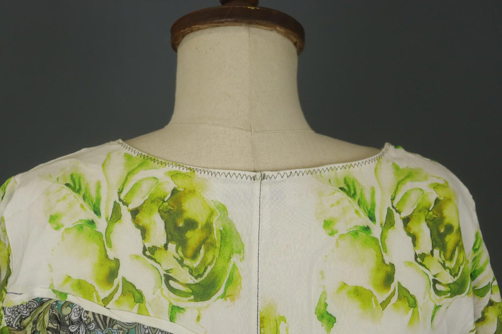 ELISA CAVALETTI SONO ITALIANO Multi Patchwork Floral Paisley Boho Dress – Size M