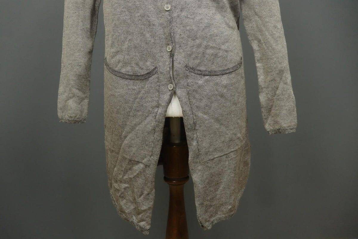 TRANSIT PAR SUCH Gray Wool Tight Knit Long Sleeve Button Front Cardigan – Size 2