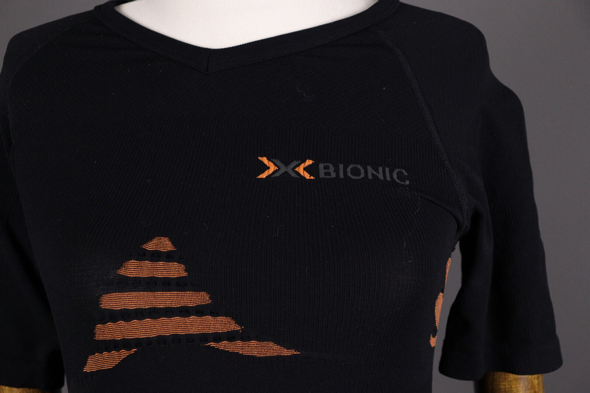 X-Bionic Energizer Black Short Sleeve Top Base Layer – Size XS