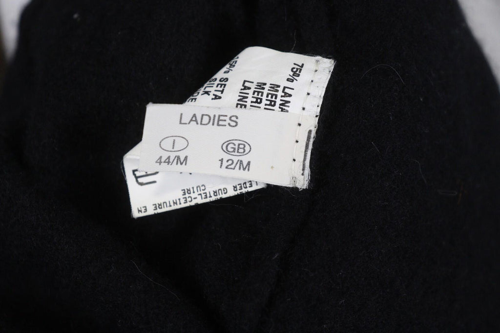 FABIANA FILIPPI Black Long Sleeve Button Front Cardigan Sweater Cape – Size M