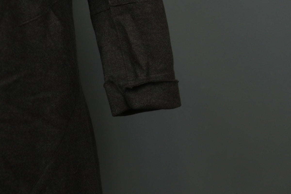 OSKA Brown 100% WOOL Regular Fit Shawl Collar Button Front Cardigan – Size 4