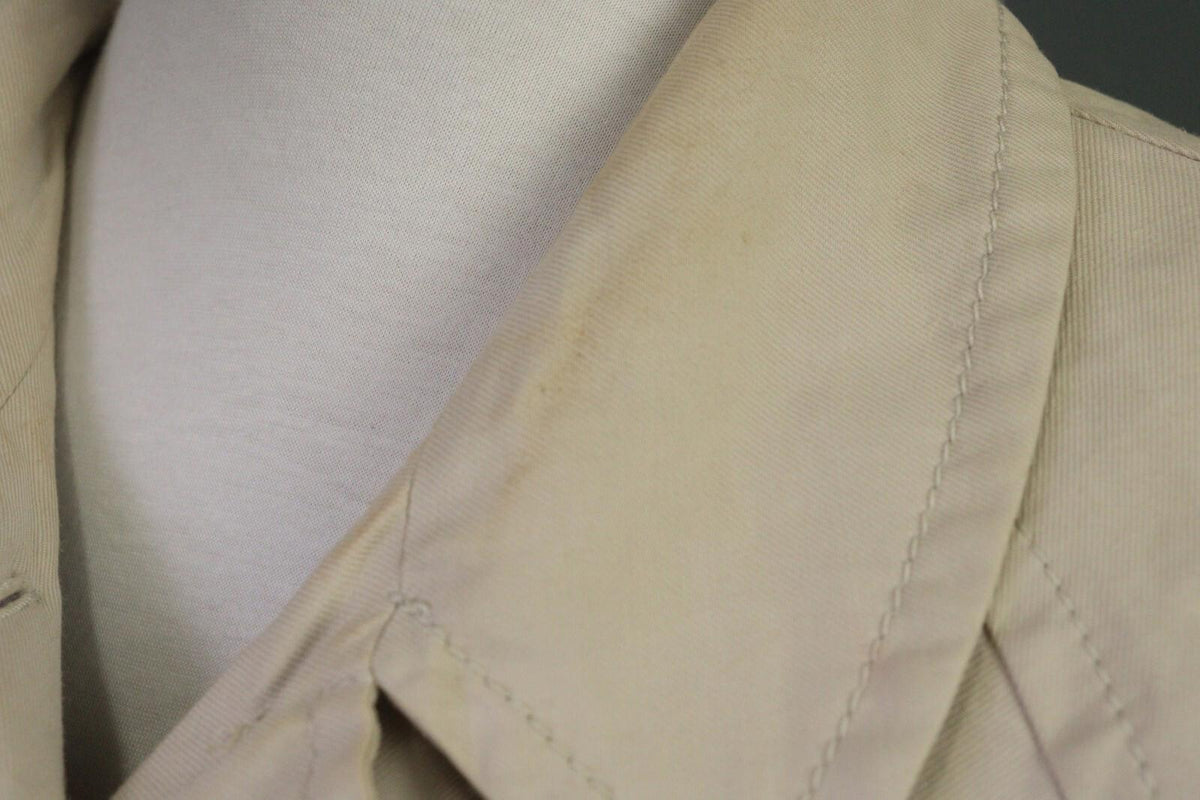 'S MAX MARA White Cotton Ramie Overcoat Coat Jacket – Size 12