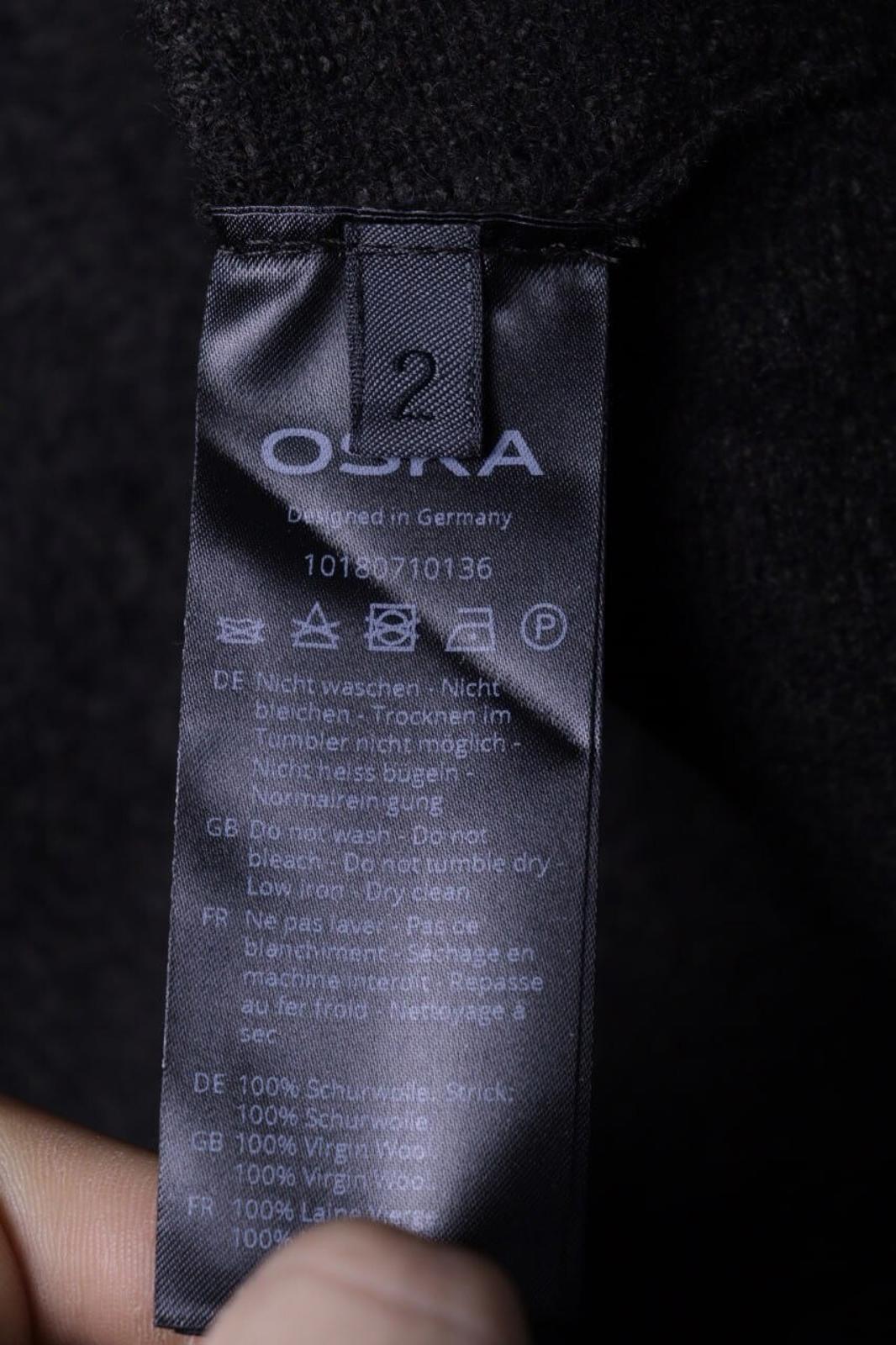 OSKA Wool Lagenlook Relaxed Cowl Neck Knit Sweater – Size 2 – Used