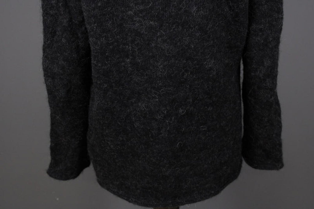 GUDRUN SJODEN Gray Alpaca Wool Knit Lagenlook Long Sleeve Tunic Sweater – Size L