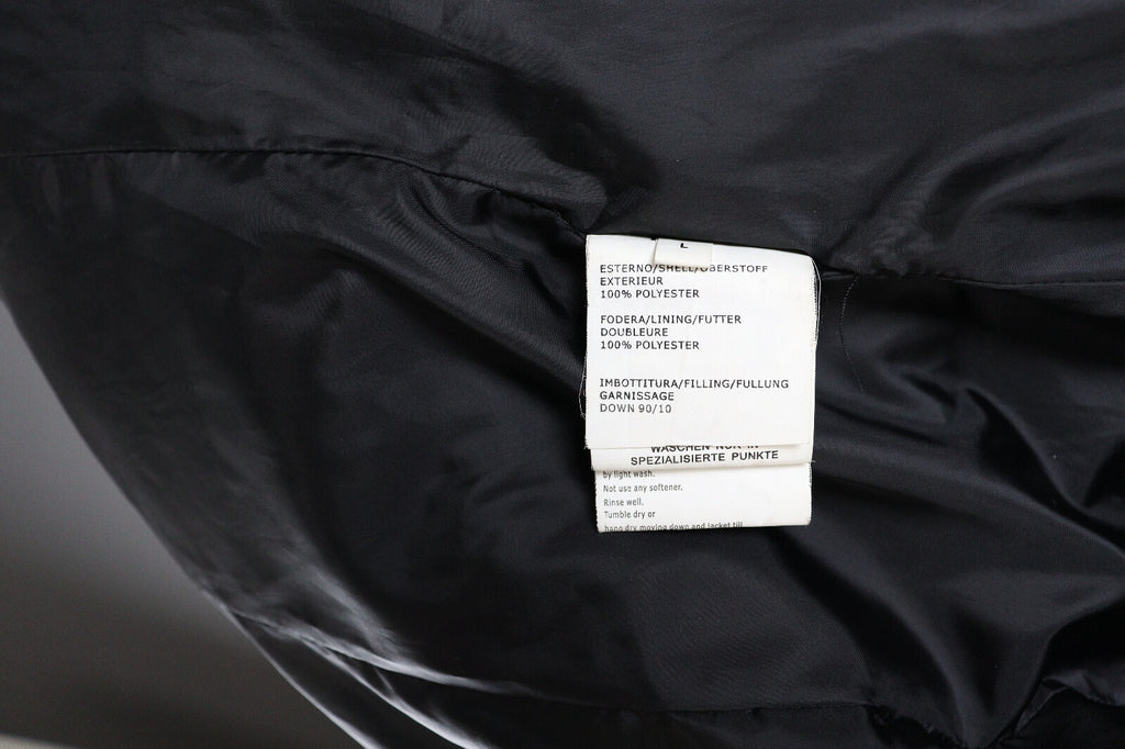 Romeo Gigli Full Zip Quilted Belted Puffer Down Overcoat Jacket – Women's L